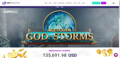 Грати в Bet Sensation Casino онлайн за гривні з Ukrcasino
