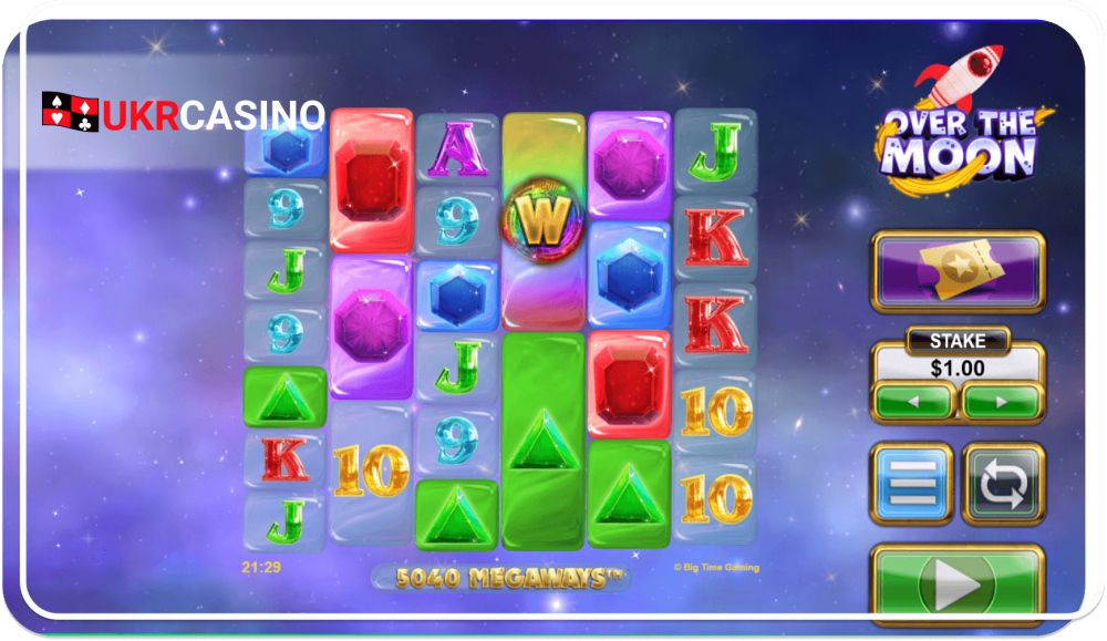 Over The Moon - Big Time Gaming slot