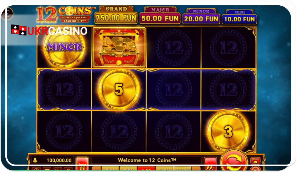 12 Coins - Wazdan slot