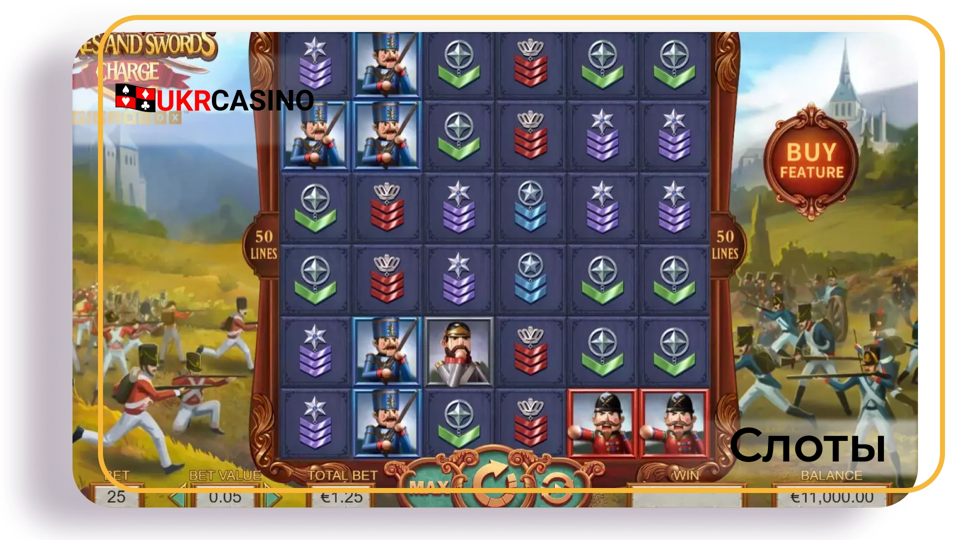 Sabers and Swords Charge - Yggdrasil Gaming