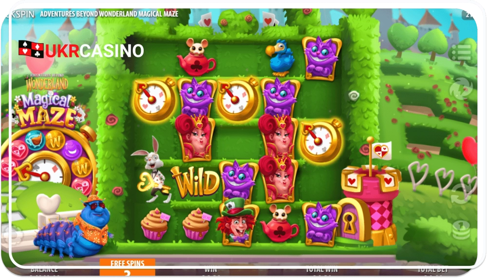 Adventures Beyond Wonderland Magical Maze - Quickspin bonus