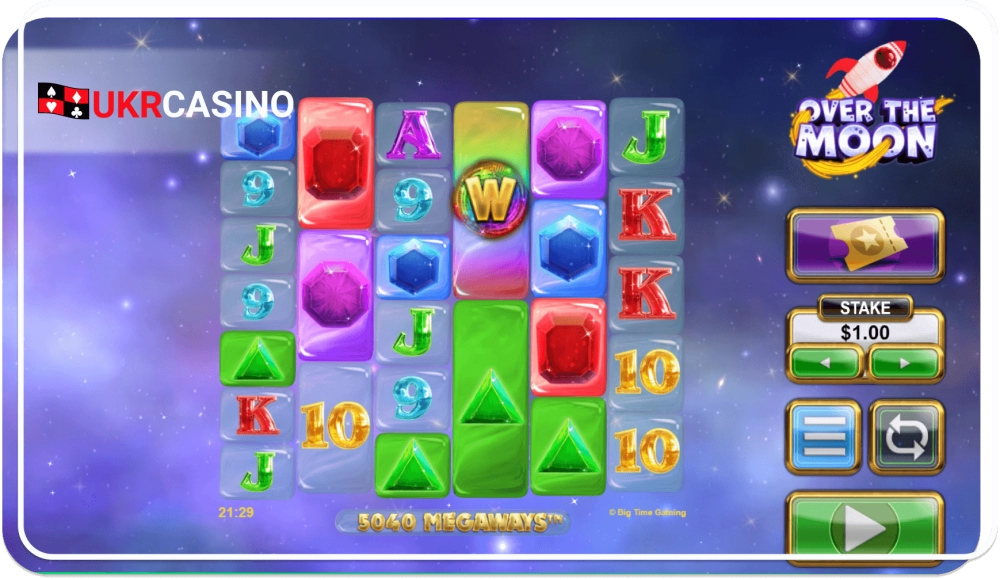 Over The Moon - Big Time Gaming slot