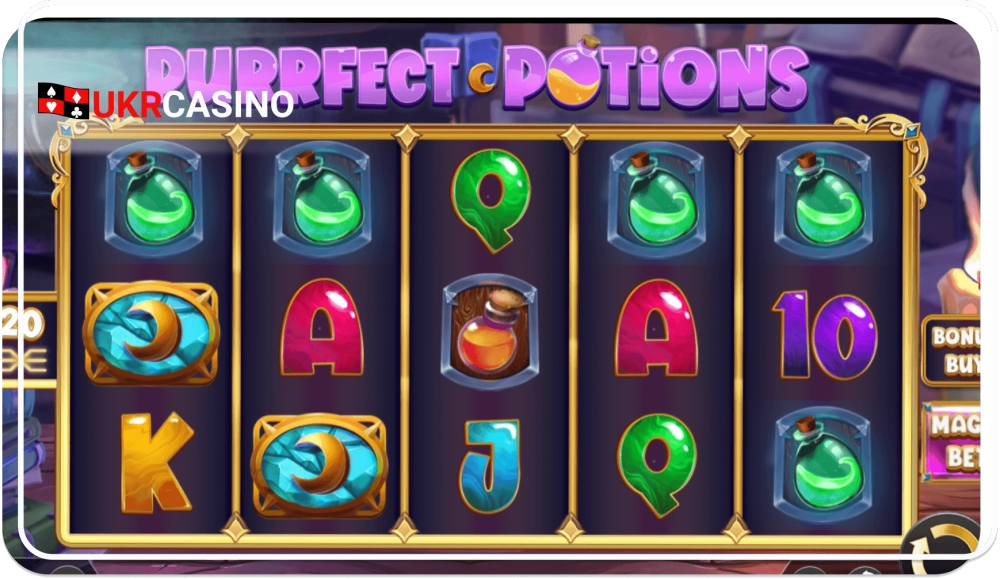Purrfect Potions - Yggdrasil slot