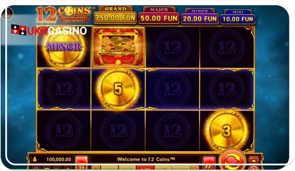 12 Coins - Wazdan slot