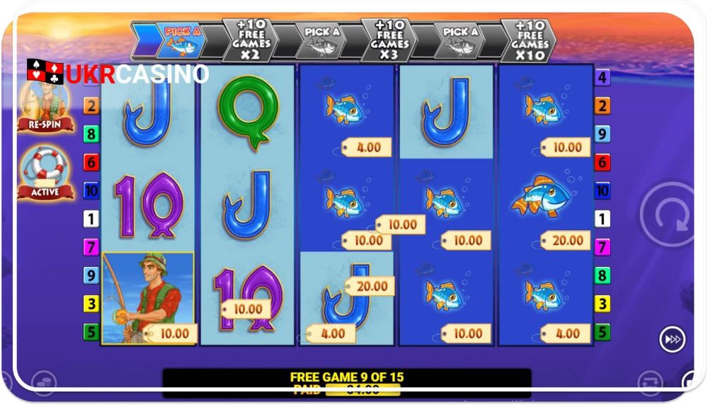 Fishin Frenzy - Blueprint Gaming bonus